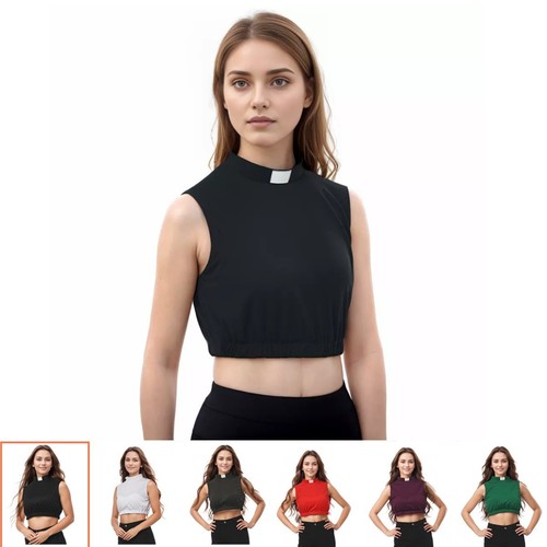 Women clergy shirt sleeveless - women,