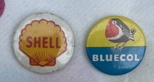 Vintage Bluecol & Shell Petrol
