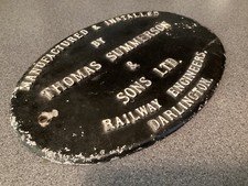 Original Railway Plate THOMAS