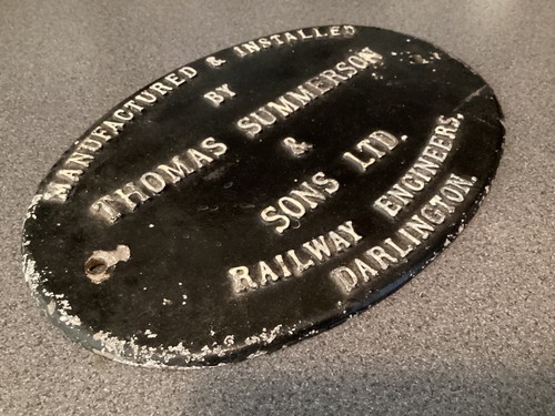 Original railway plate - original, thomas