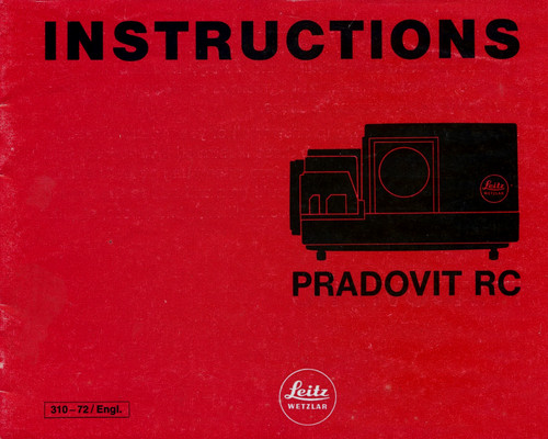 Leica pradovit instruction - pradovit,