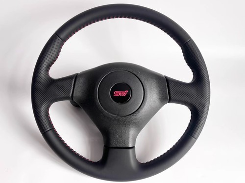 Genuine leather steering - leather,