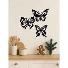 3D Metal Butterfly Wall Art