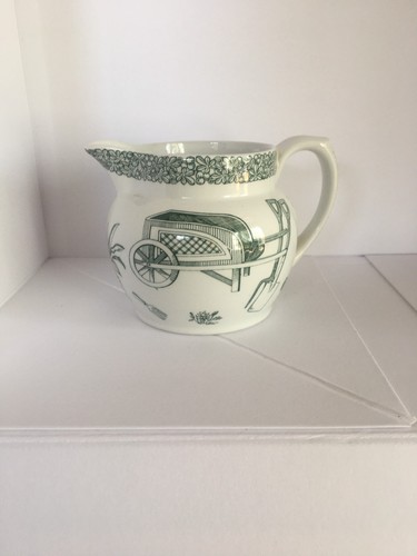 Spode gardening milk jug - gardening,