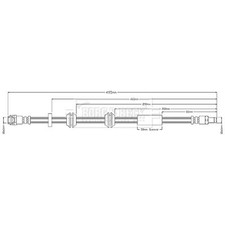 Brake Hose For Mercedes