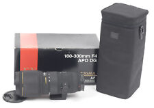 Sigma APO 100-300mm f4 EX DG Lens  with a Sony A Mount (9467BL)