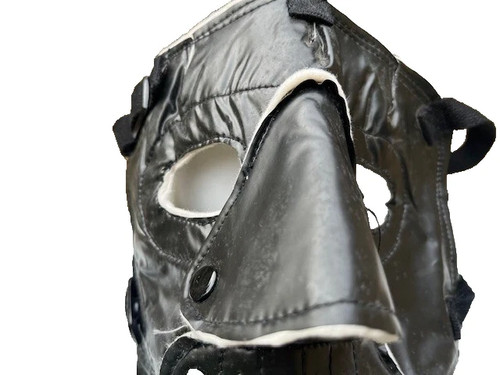 Face mask black pvc - pvc, cold