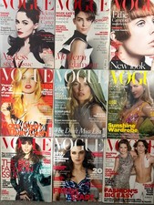 Vogue UK British magazine bundle lot x9 2004 2013 - Kate Moss Gisele