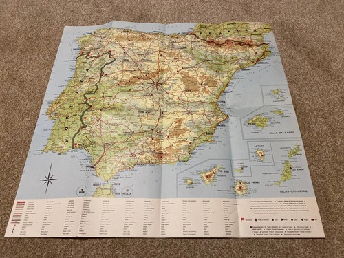 Espana map spain - espana,