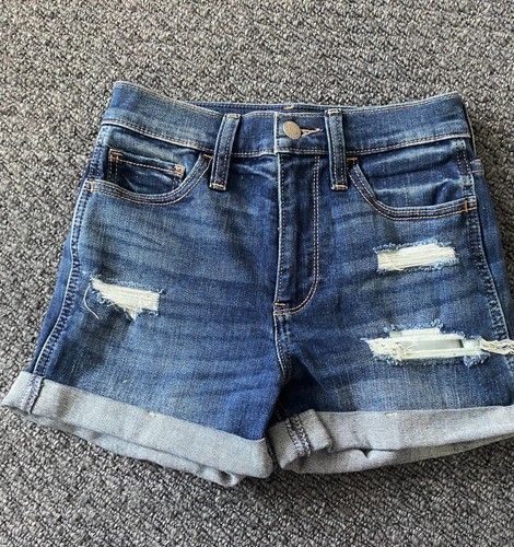 Hollister blue cotton - cotton, denim