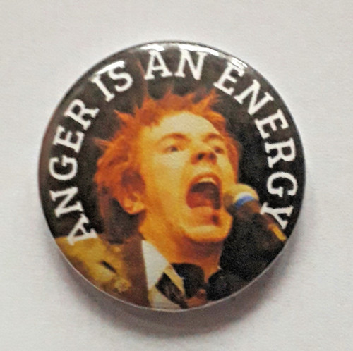 25mm badge punk star - of,
