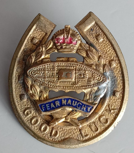 Tank corps wwi good luck - wwi,