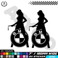 2x BMW Vinyl Decal Stickers