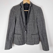 ZARA herringbone grey black