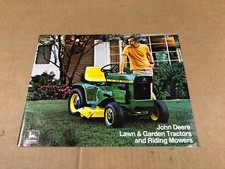 Vintage John Deere Lawn & Garden Tractors And Riding Mowers