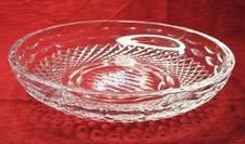 Waterford* Crystal ~ Early Pattern Shallow Table Bowl ~ 10" Cut Clear Crystal