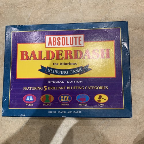Vintage absolute balderdash - absolute,
