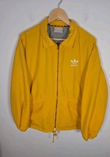 Mens Bomber Jacket Adidas Originals Vintage 90s Size Large Yellow Oasis Tour ? 