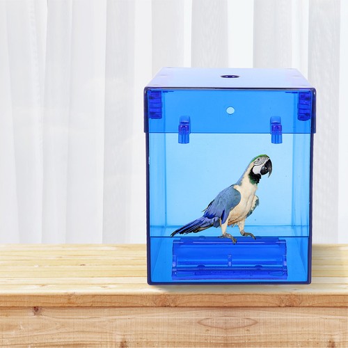 Suspending parrot bath box - parrot,
