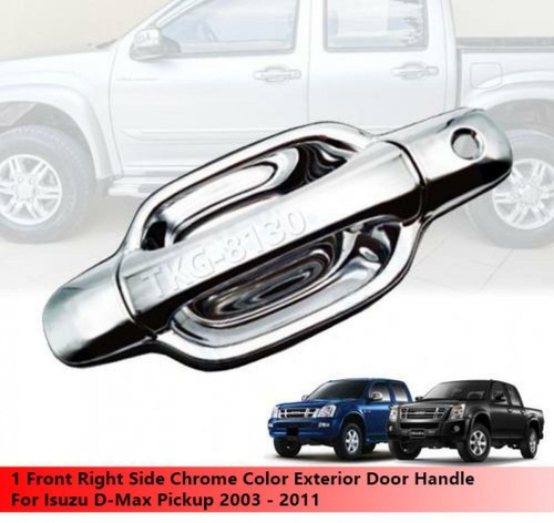 Chrome front outer door - rh,