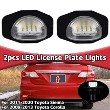 2x LED Licence Number Plate