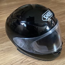 Shoei XR1100 Helmet Gloss Black L Large, 59/60cm 7 3/8 - 7 1/2 Bag & Spare Visor