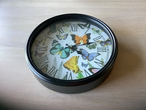 Stunning butterfly wall clock - stunning,
