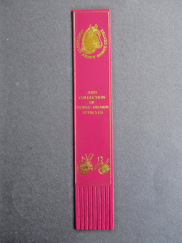 Leather bookmark lincolnshire - leather,