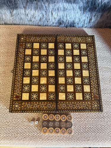 Hand made wooden - wooden, syrian