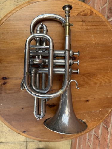 Vintage trumpet nickel plated - vintage,