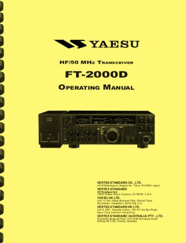 Yaesu 2000d transceiver - yaesu,