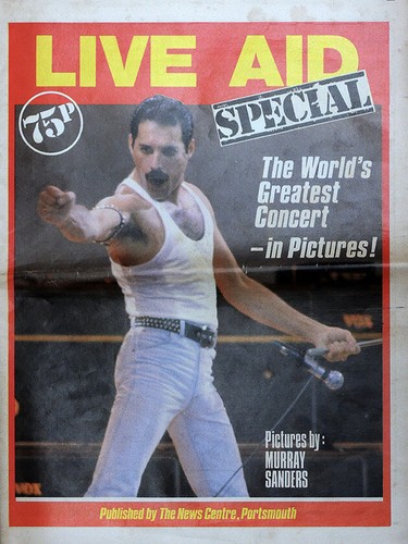 Live aid special 1985 magazine - live,