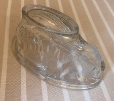 Large Clear Pressed Glass