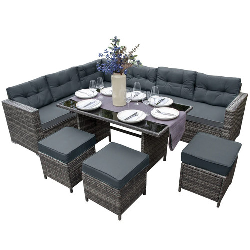Jardí rattan corner set - rattan,
