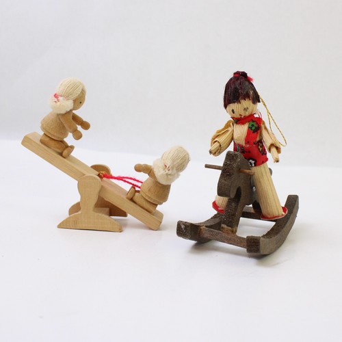 Vintage lot wooden xmas - lot, of