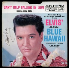 Elvis Presley signed