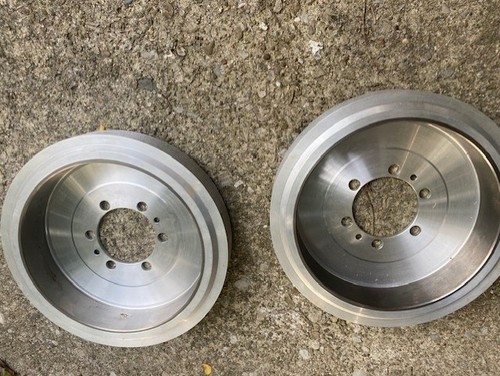 Brake drums new old - mg, tc