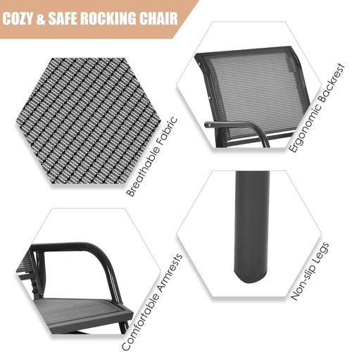 Outdoor rocking chair swing - chair,