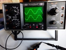 Telequipment Oscilloscope D34 Analog twin beam Battery/Mains operated with case