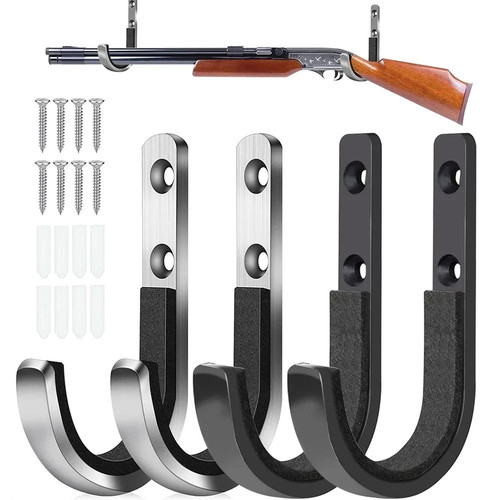 Rifle gun rack storage hook - rack,