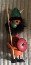 Vintage Wooden Black Beard