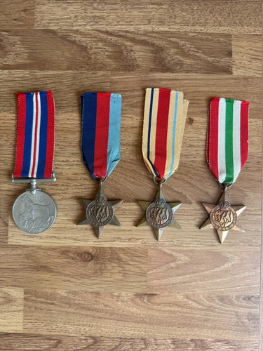 Set ww2 medals - 4, (original