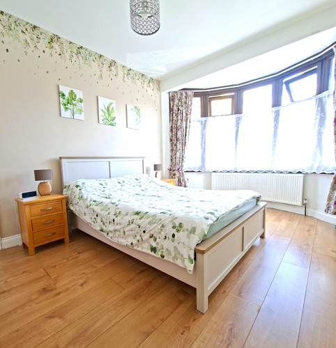 Beautiful wooden double bed - beautiful,