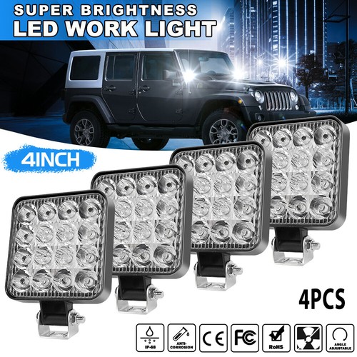 4pcs square led - 4pcs, work