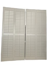 Perfect Shutter White Wooden Shutter Blinds Blinds Brand New 