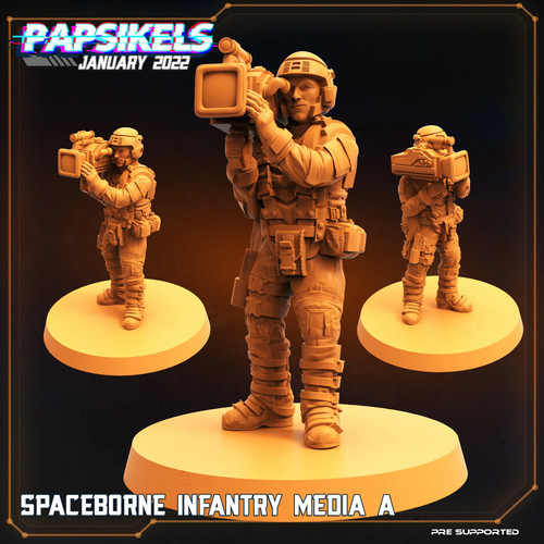 Spaceborne infantry media - spaceborne,