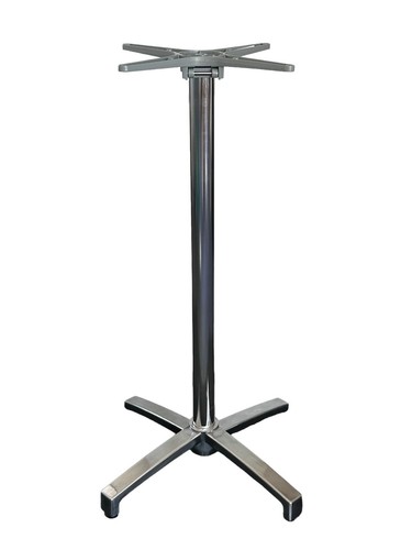 Aluminium high table base - aluminium,