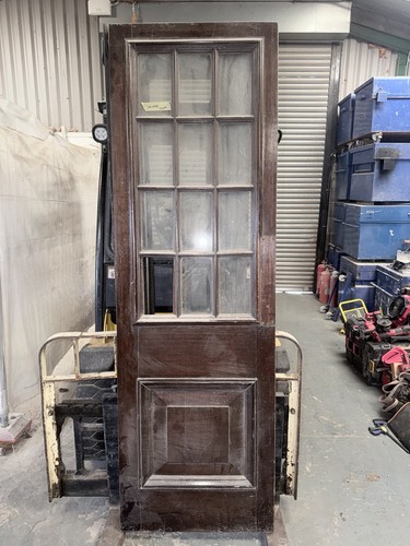 Solid oak door period antique - door,