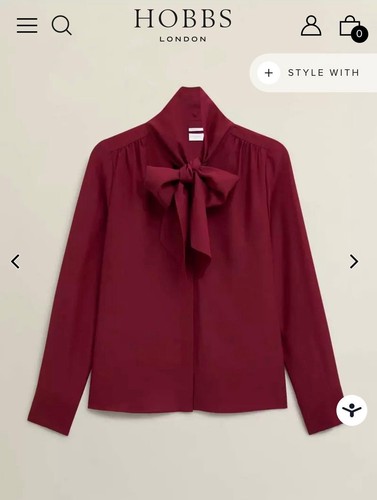 Hobbs mimi silk blouse - mimi,