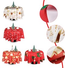 Christmas Tablecloth Round